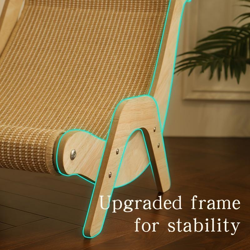 2 In 1 Cat Lounge Hammock with Scratching Post