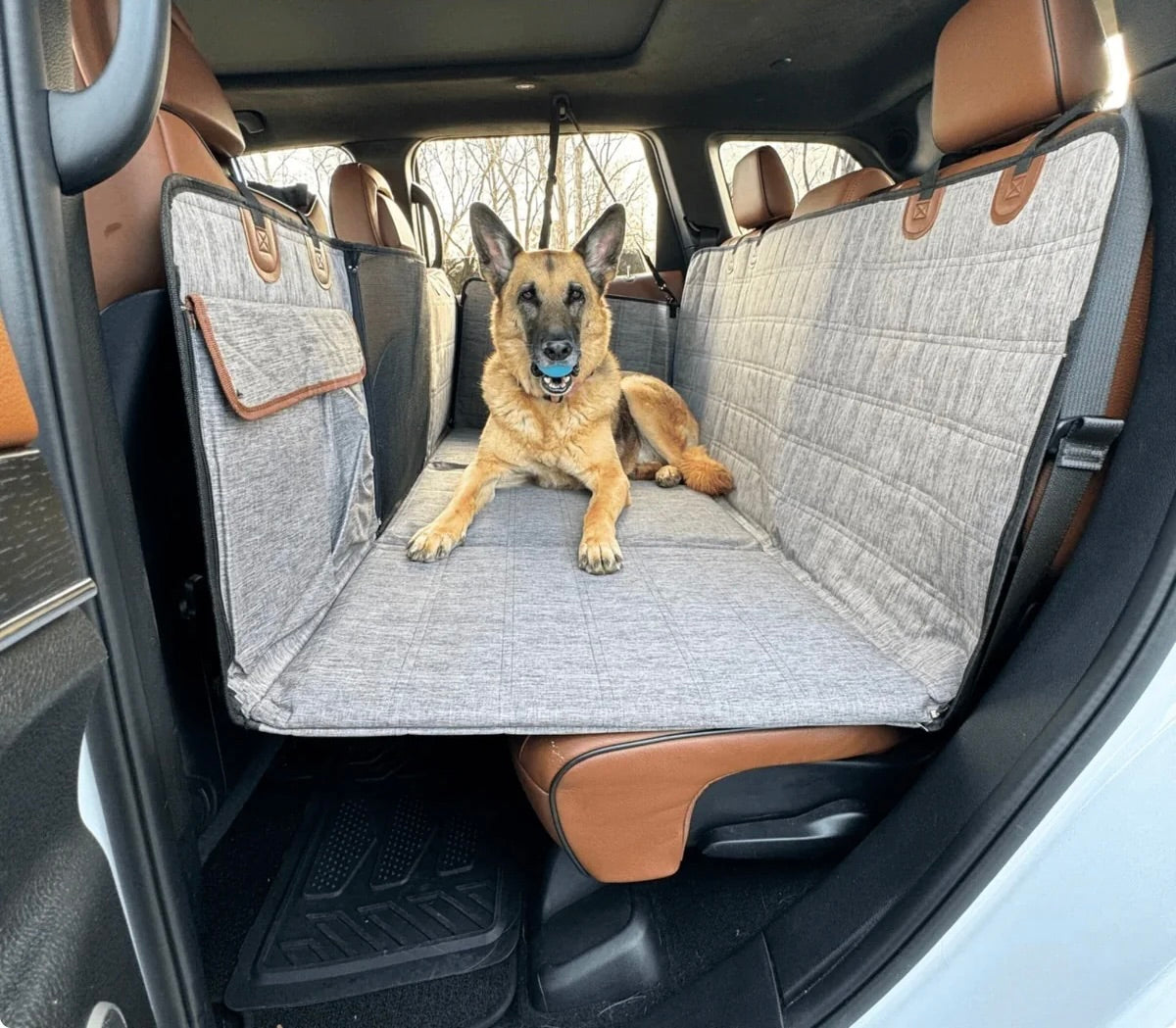 Car Support Bed for Rear Seats for Dogs