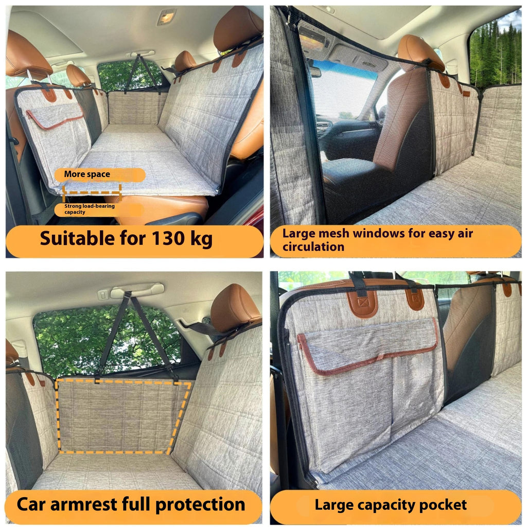 Car Support Bed for Rear Seats for Dogs