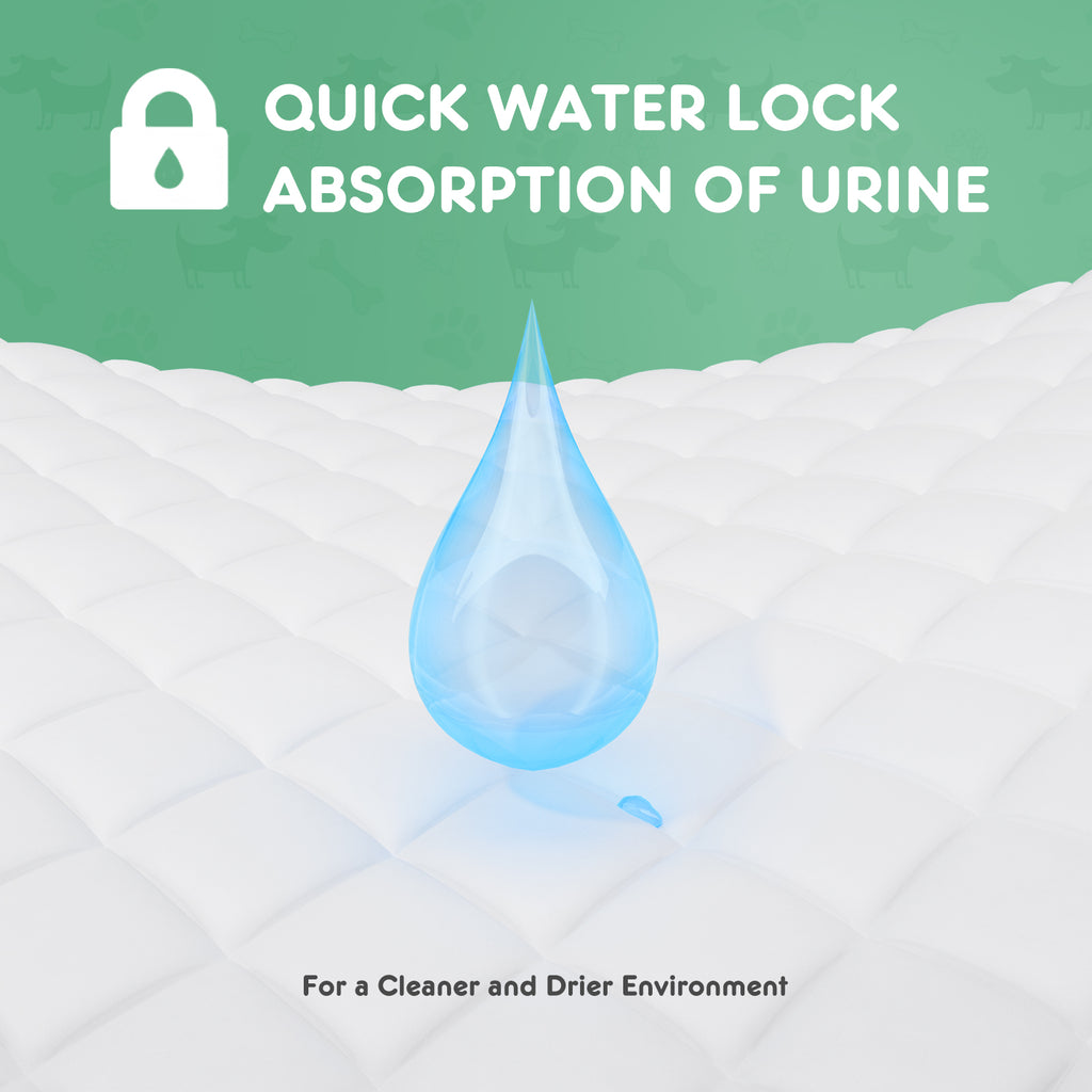 Super Absorbent Pet Training Pads – Disposable, Leak-Proof, Quick-Dry