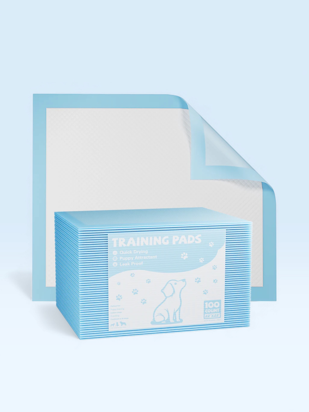 Super Absorbent Pet Training Pads – Disposable, Leak-Proof, Quick-Dry