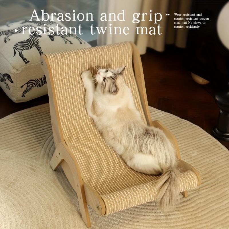 2 In 1 Cat Lounge Hammock with Scratching Post